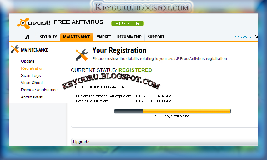 Avast Antivirus 6 With 1 Year Serial Anky Serial Key keygen